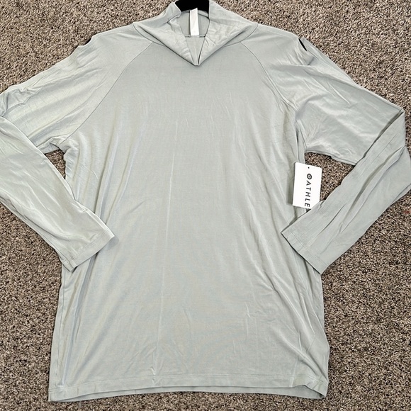 Athleta sage green high neck top size large new - Picture 6 of 7